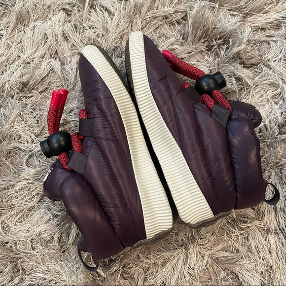 Sorel Out N About Puffy Lace Dark Plum Sneaker Boot - Picture 14 of 16